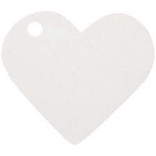 MARQUE-PLACE COEUR BLANC
