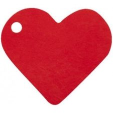 MARQUE-PLACE COEUR ROUGE